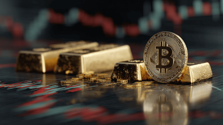 Bitcoin cae hasta los $85.000 tras la corrección del oro